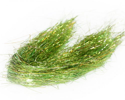 Fine 3D Tinsel Hair, Chartreuse UVR / 25
